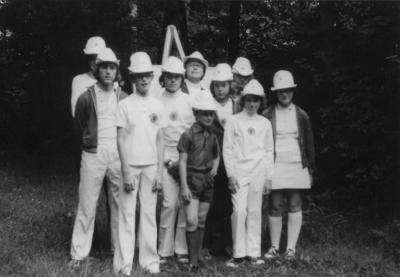 Mitglieder in Wettkampfkleidung