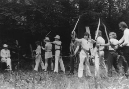 Training im Grund hinter der alten Glauchauer Apotheke