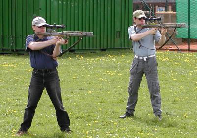 Armbrustschießen auf unserer Anlage
